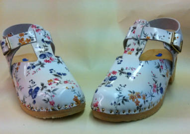 Floral T. Bar Sandal